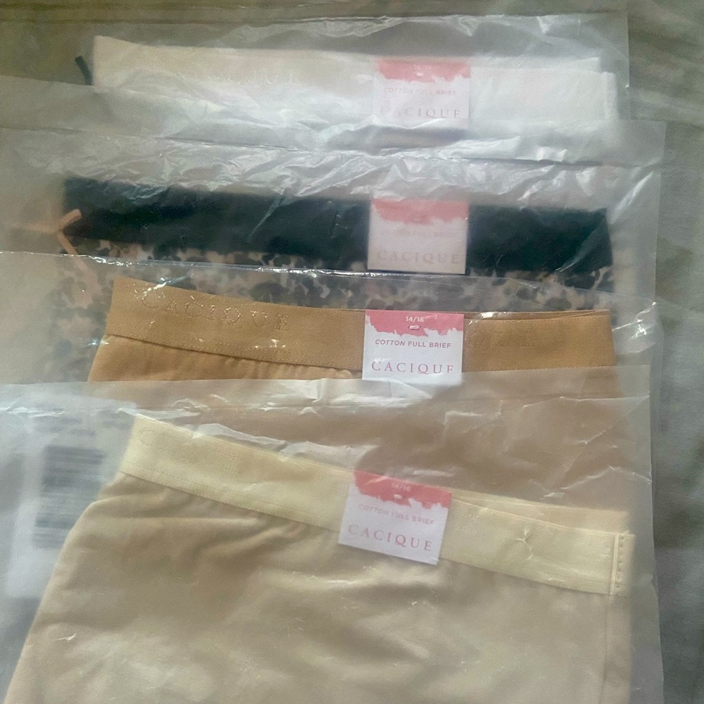 Cotton Full Briefs Lane Bryant/Cacique size 14/16